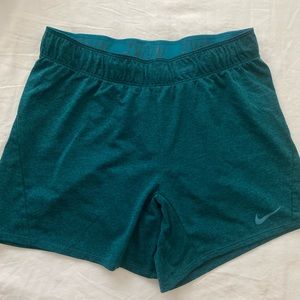 Nike work out high rise light weight  shorts